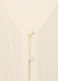 Contrast trim cardigan