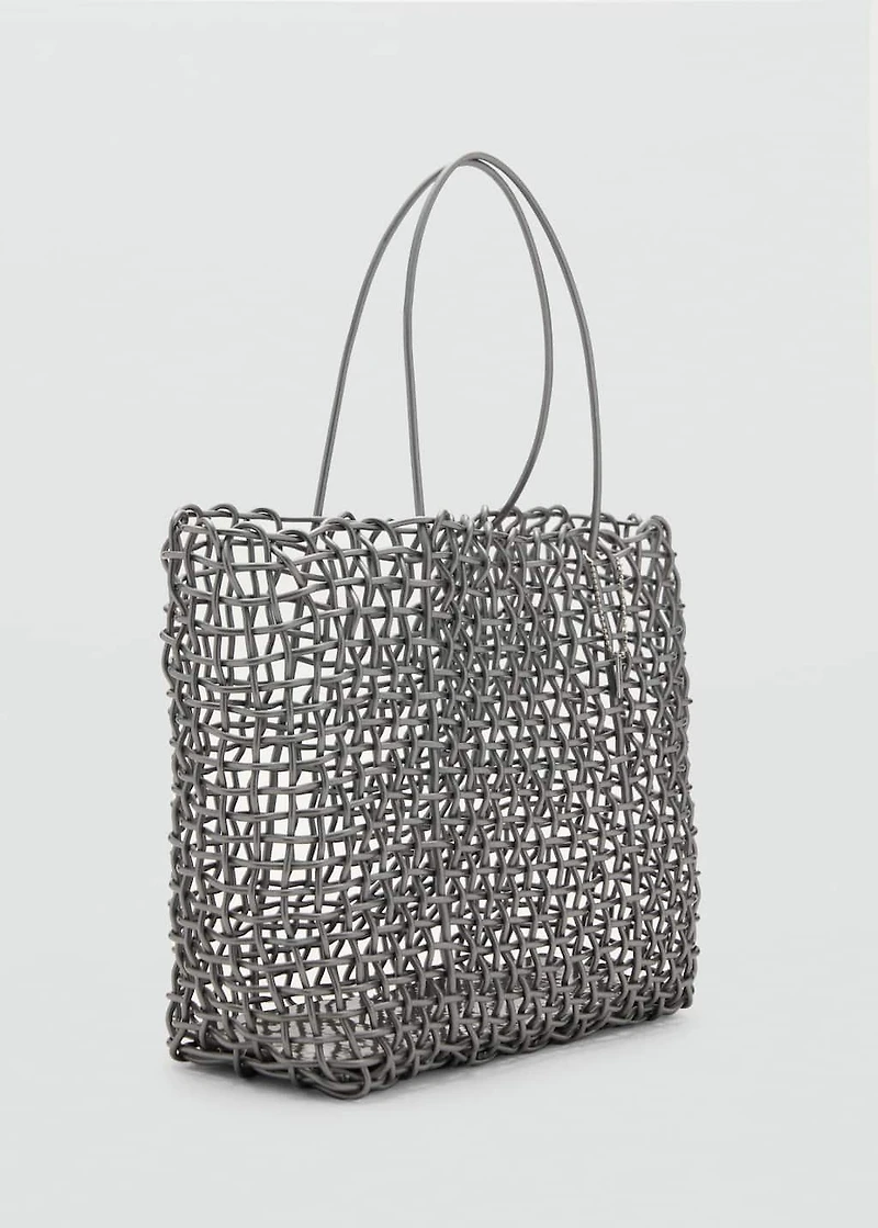 Braided shoulder bag