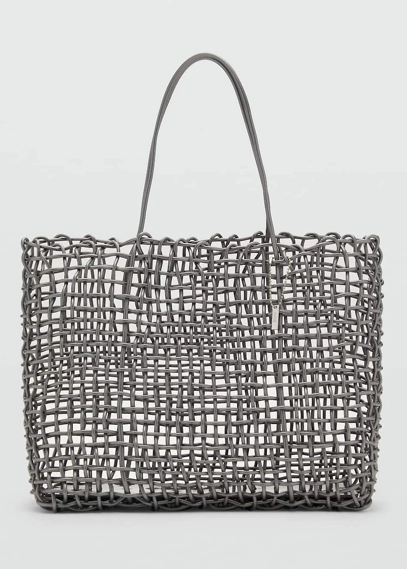 Braided shoulder bag