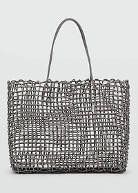 Braided shoulder bag