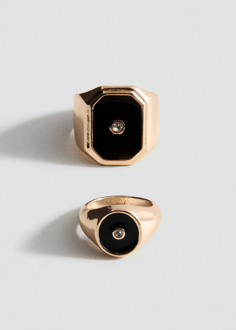 Set of 2 combined rings