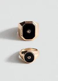 Set of 2 combined rings