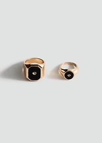 Set of 2 combined rings