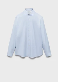 Slim fit structured suit shirt