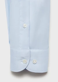 Slim fit structured suit shirt