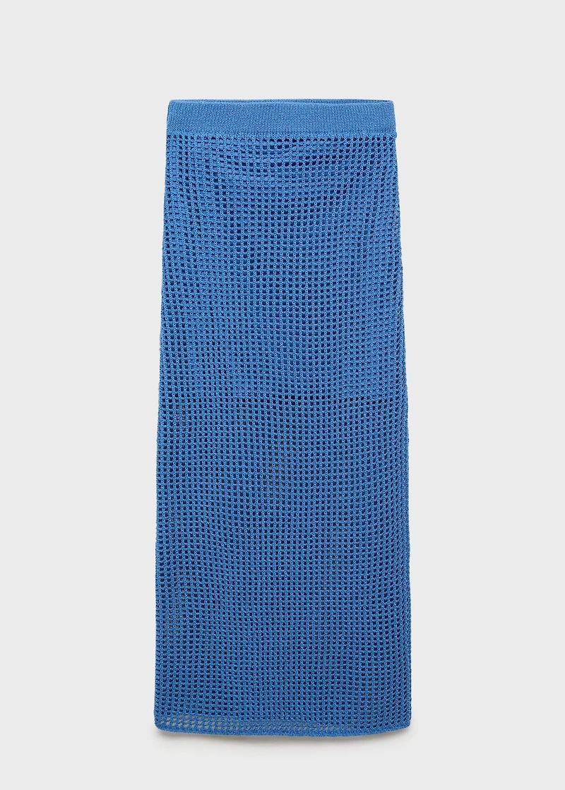 Crochet long skirt