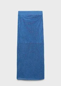 Crochet long skirt