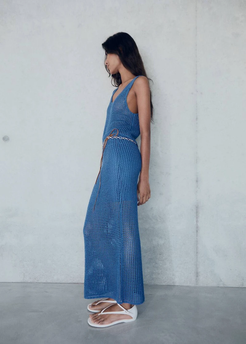 Crochet long skirt