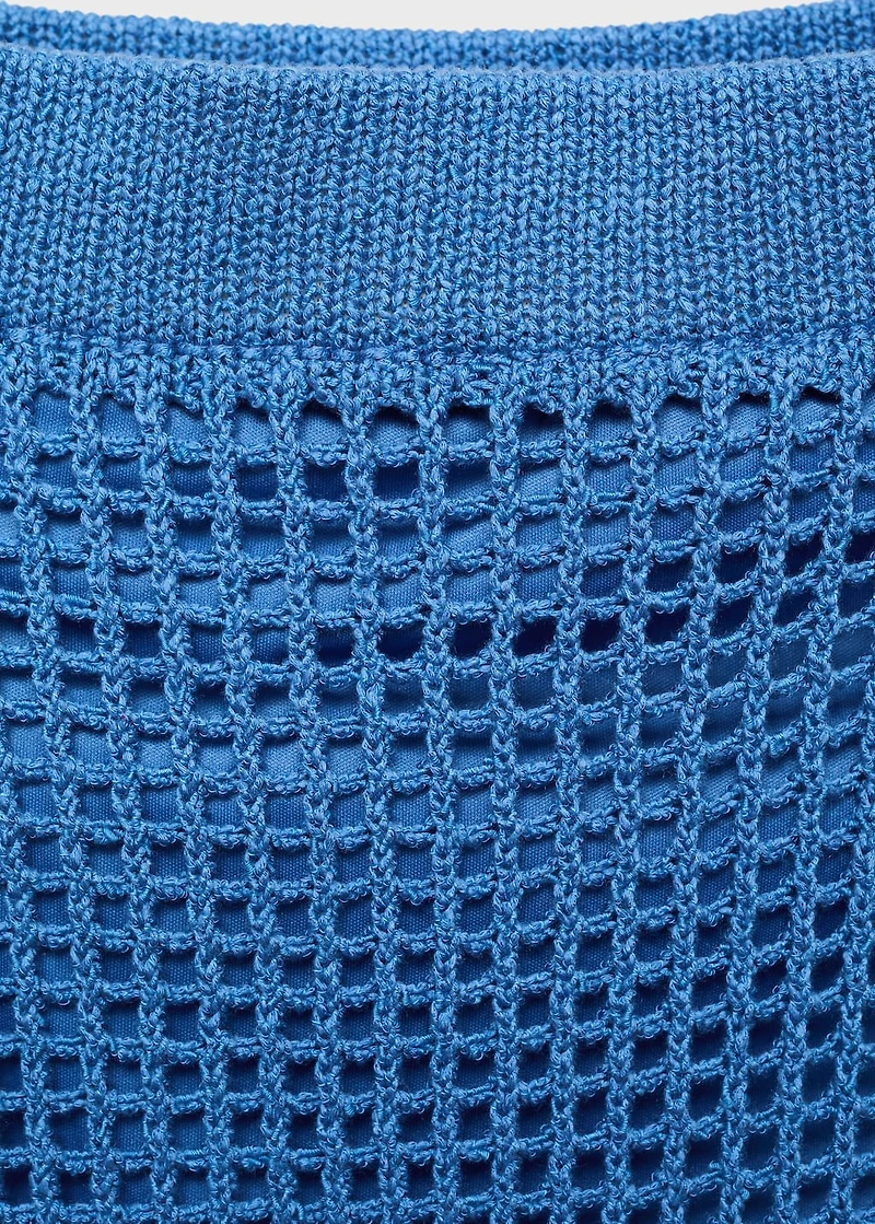 Crochet long skirt
