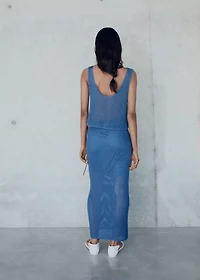 Crochet long skirt