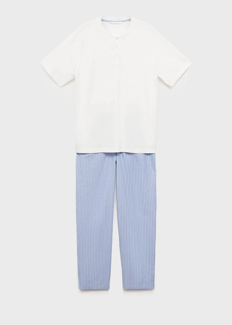 100% cotton combined pyjama pack