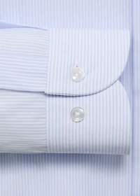 Slim fit thousand striped suit shirt
