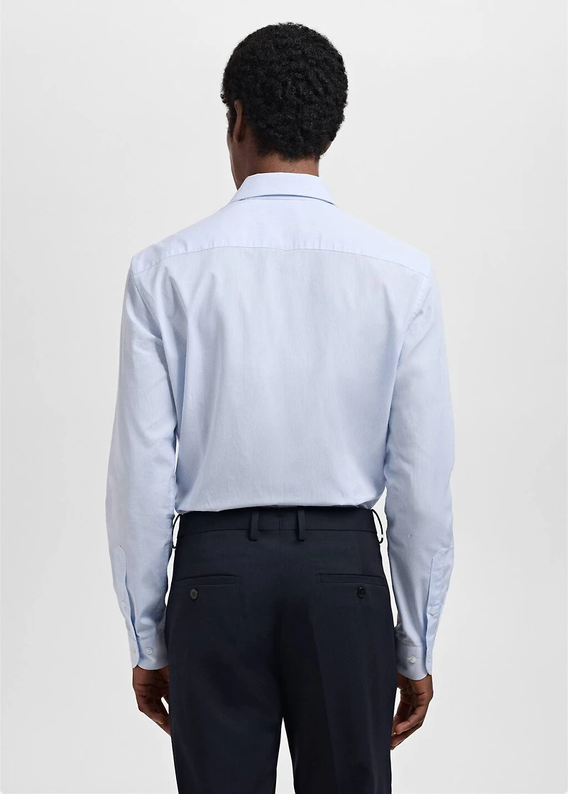 Slim fit thousand striped suit shirt