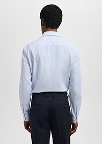 Slim fit thousand striped suit shirt