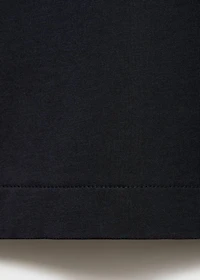 Zip neck polo shirt