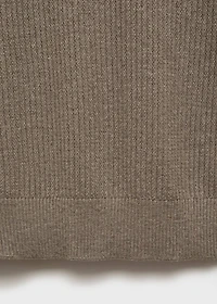 Ribbed knit t-shirt