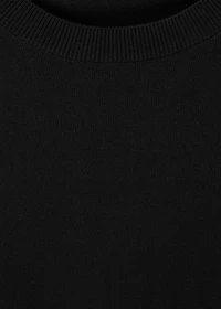 Cotton fine-knit t-shirt