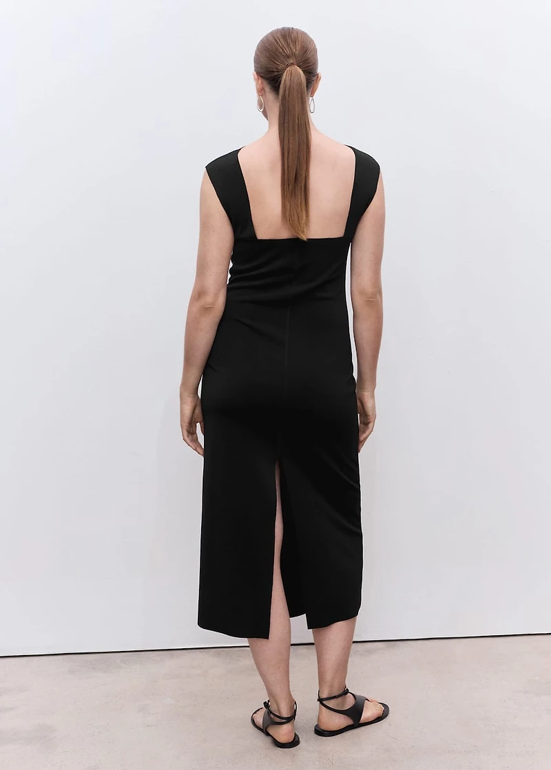 Maternity midi-dress