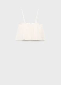 Ruffle knit top