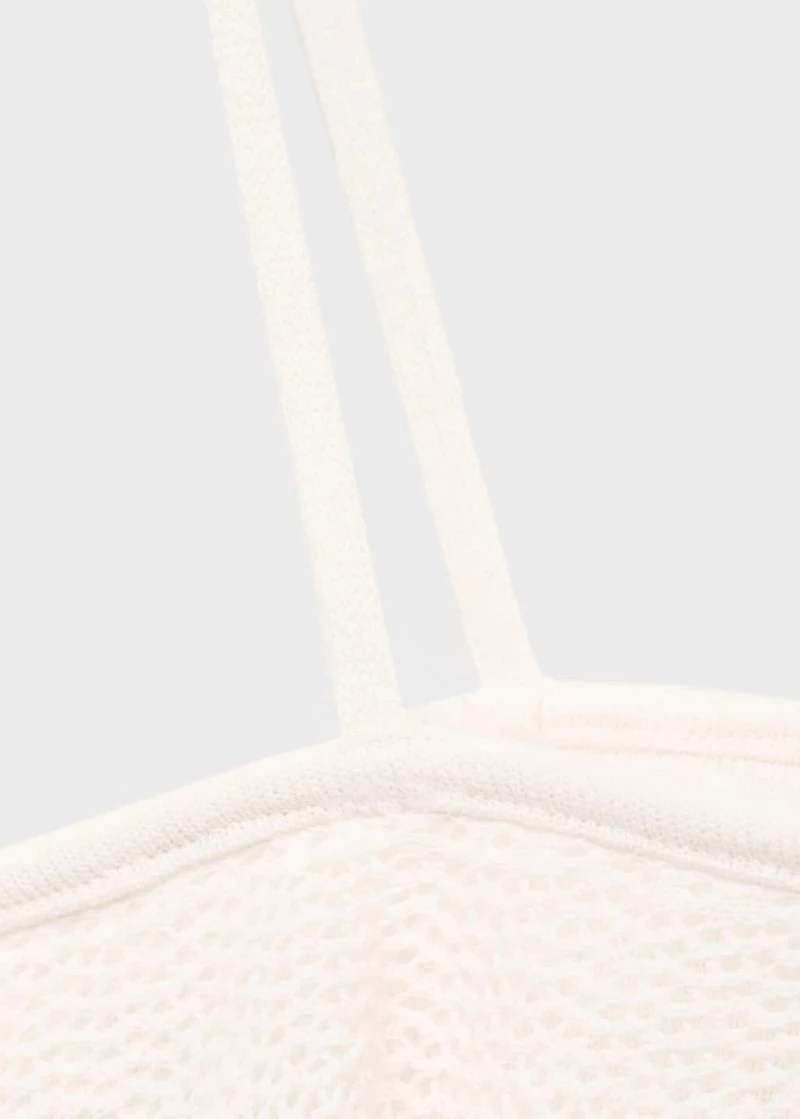Ruffle knit top