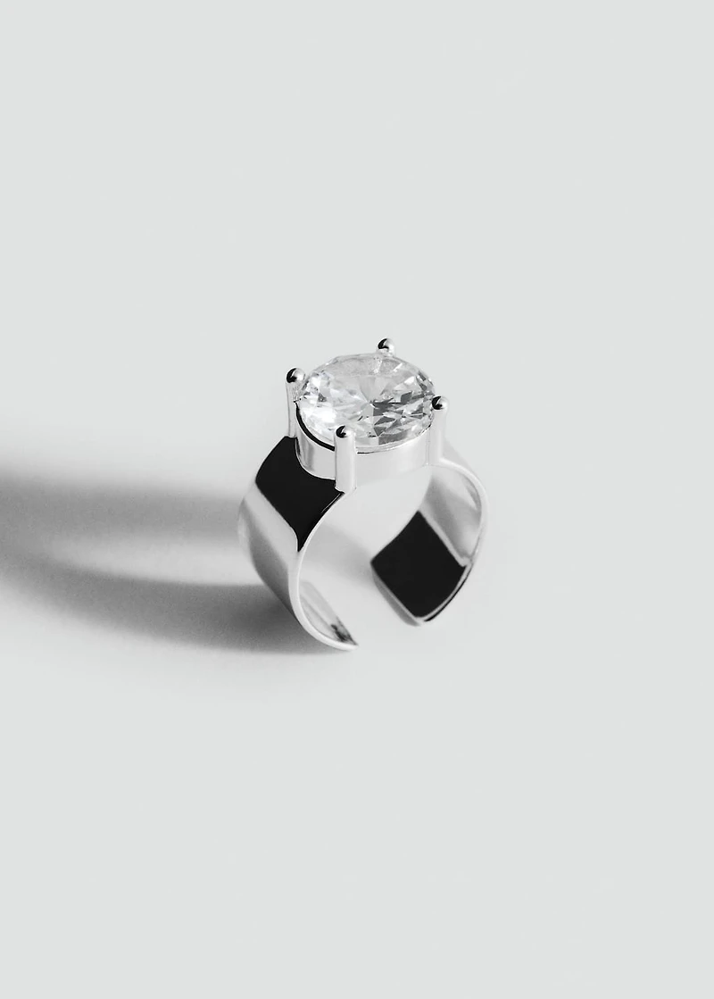 Crystal stone foot ring