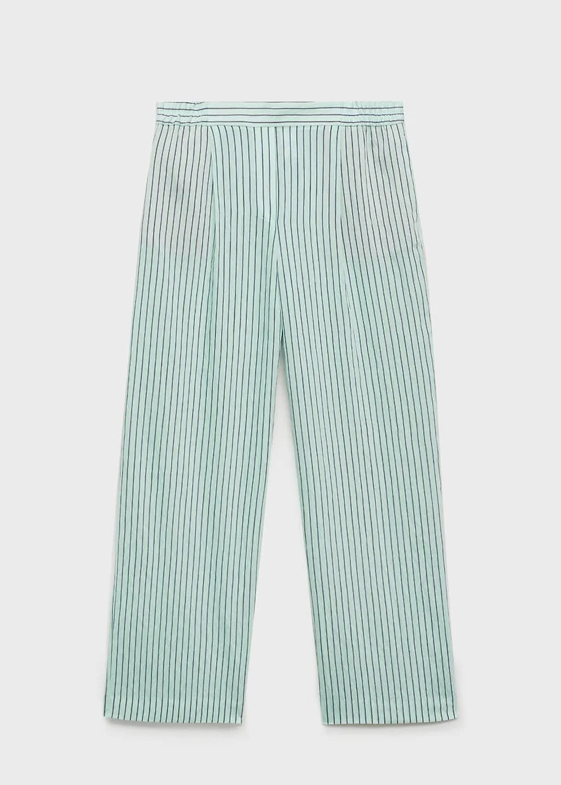 Striped flowy trousers