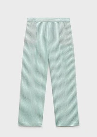 Striped flowy trousers