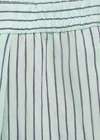 Striped flowy trousers