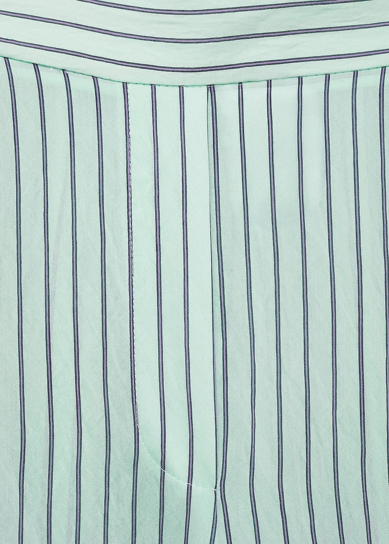 Striped flowy trousers