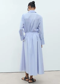 Flared cotton skirt