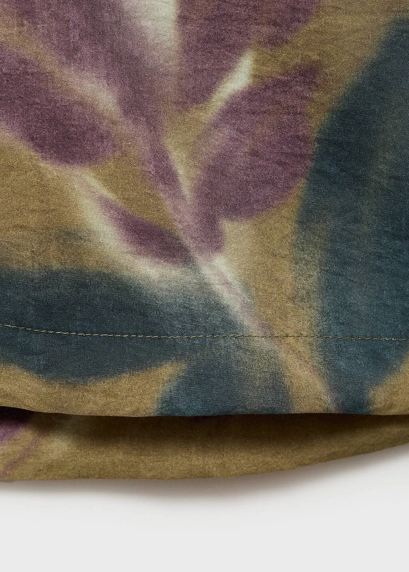 Printed short-sleeved shirt