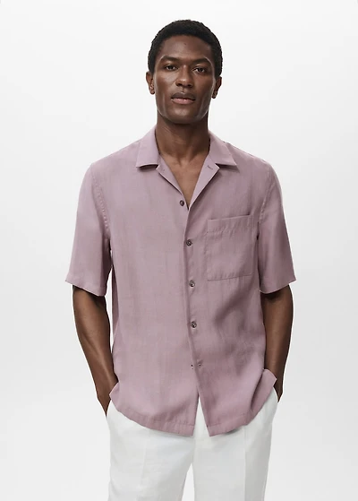 Lyocell shirt with pocket