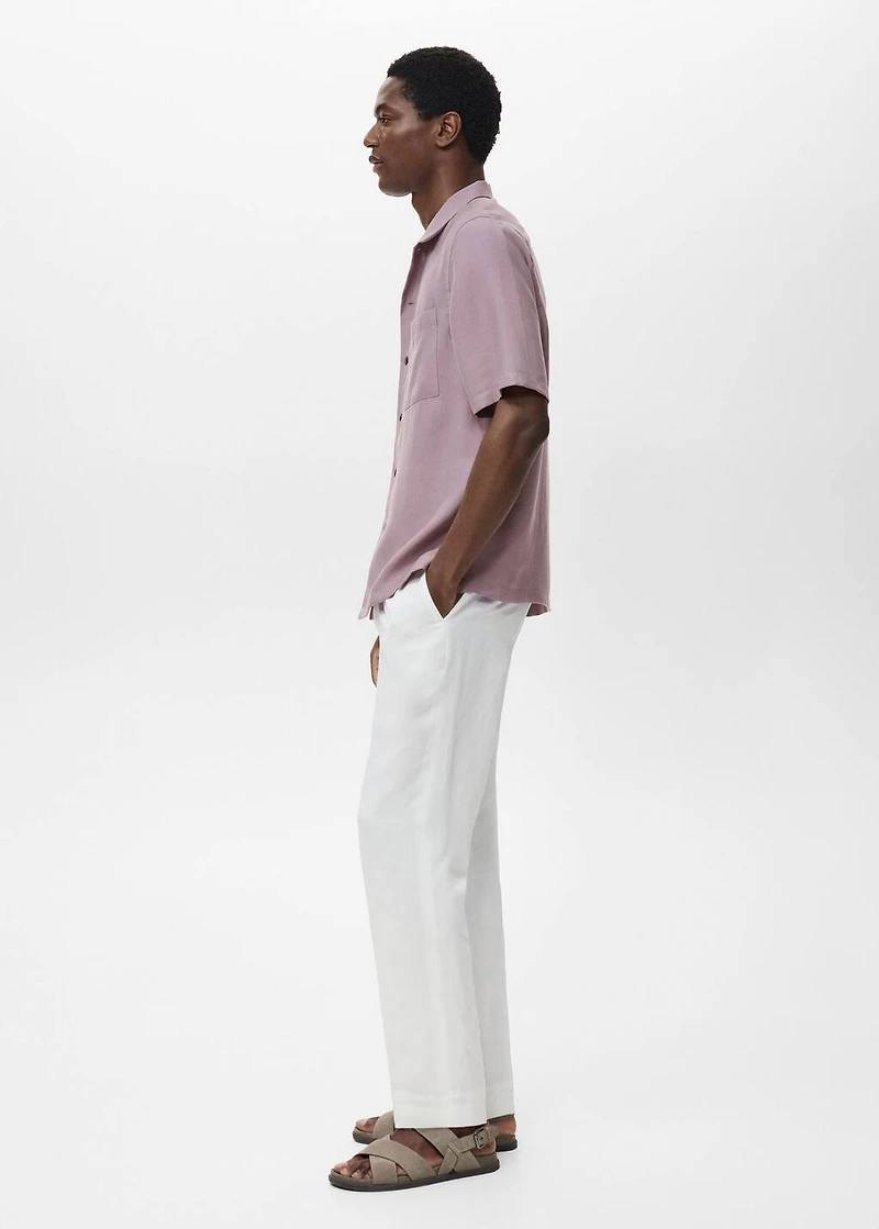 Lyocell shirt with pocket
