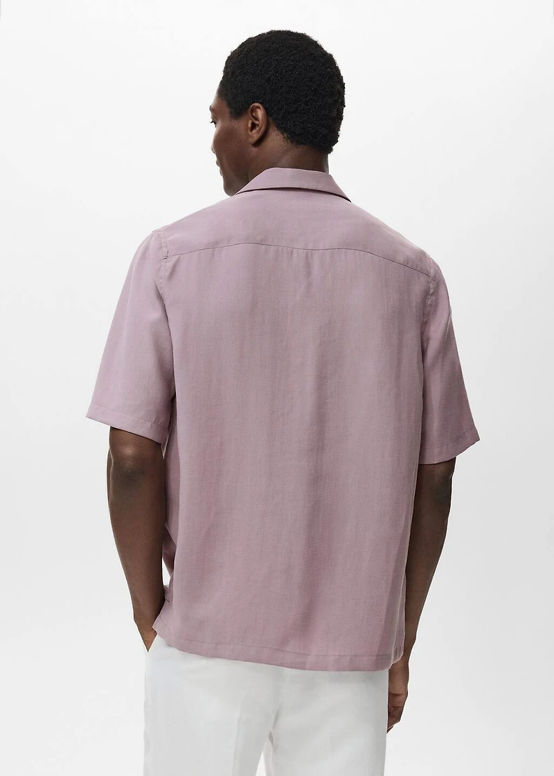 Lyocell shirt with pocket