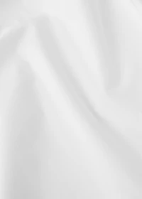 Cotton percale lace top sheet for 150/160 cm bed