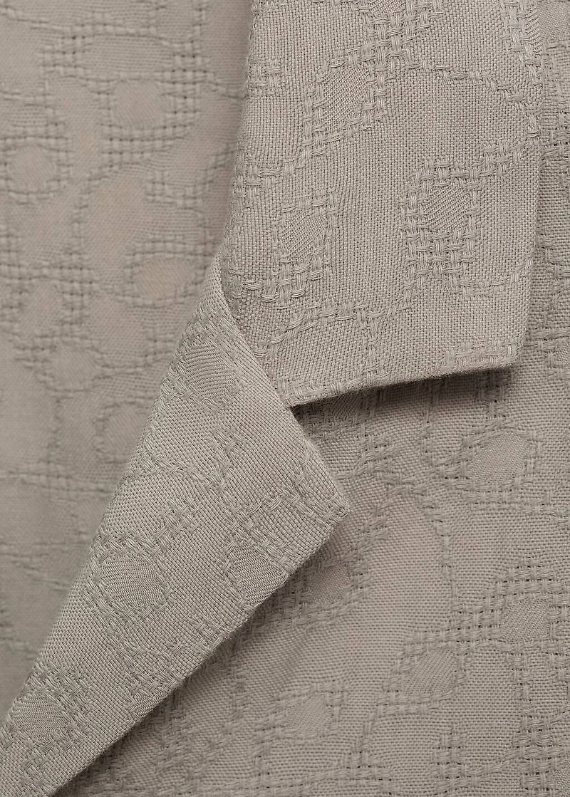 100% embroidered cotton shirt