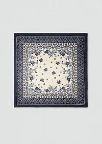 Paisley print scarf