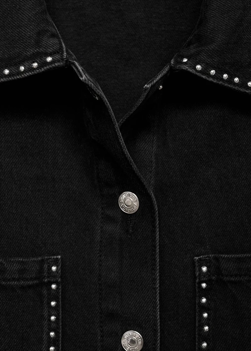 Studded denim jacket