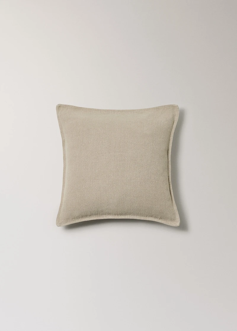 Linen garment-dyed cushion cover 45x45 cm