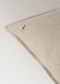 Linen garment-dyed cushion cover 45x45 cm