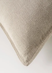 Linen garment-dyed cushion cover 45x45 cm