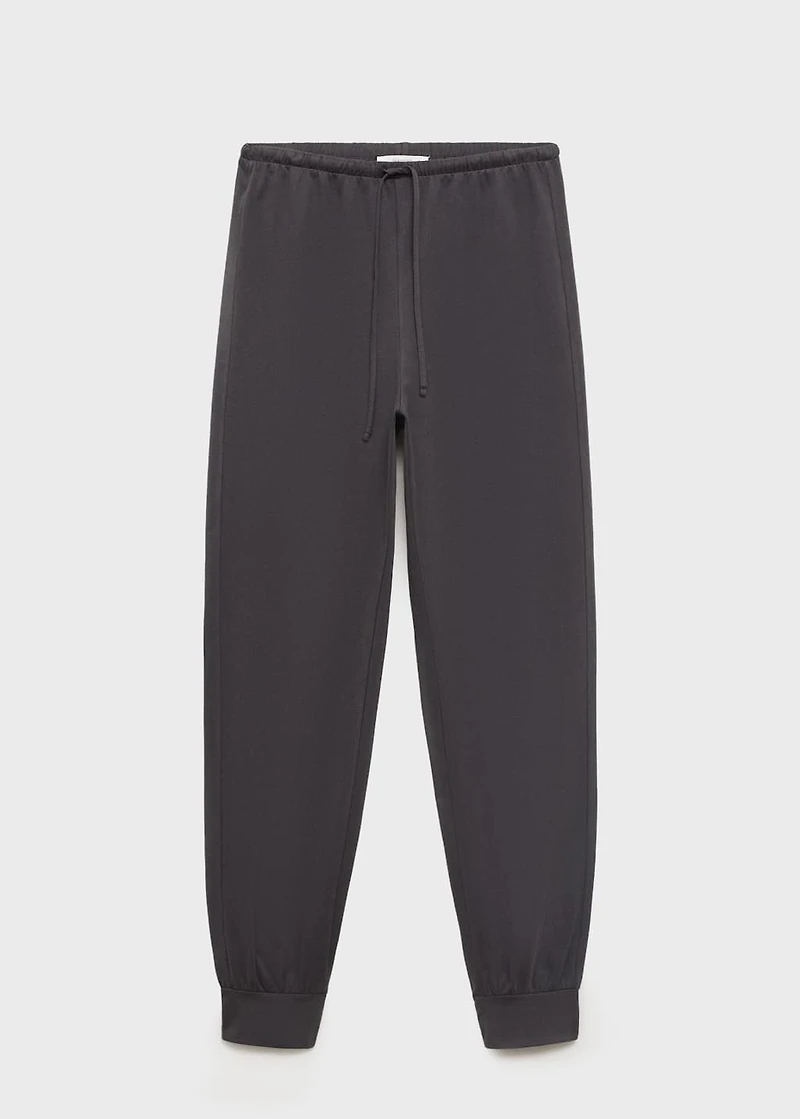 Soft-finish jogger pants