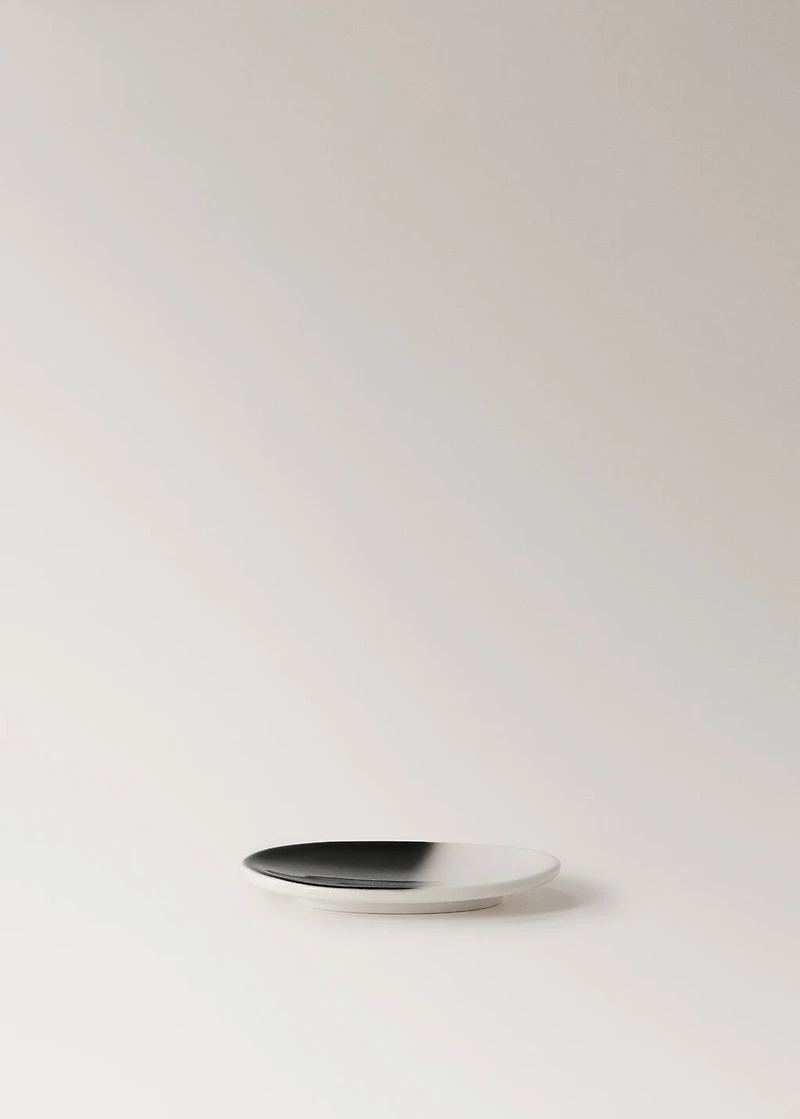 Earthenware soap dish with gradient effect