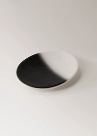 Earthenware soap dish with gradient effect