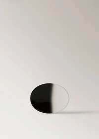 Earthenware soap dish with gradient effect