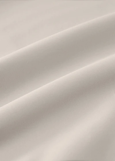 500-thread cotton percale fitted sheet for cm bed