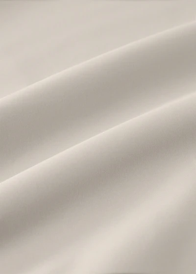 500-thread cotton percale fitted sheet for 180 cm bed