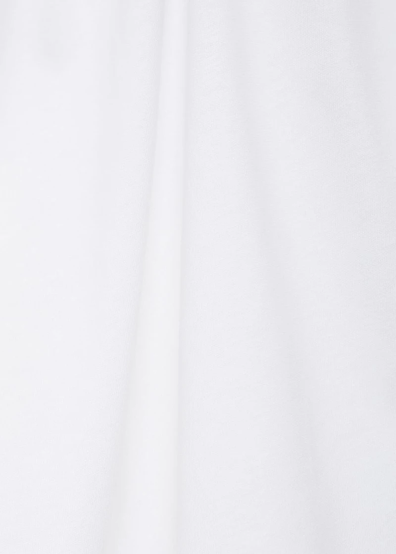 Cotton top with lace straps