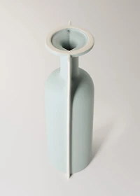 Large earthenware bottle vase