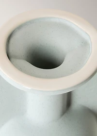Large earthenware bottle vase